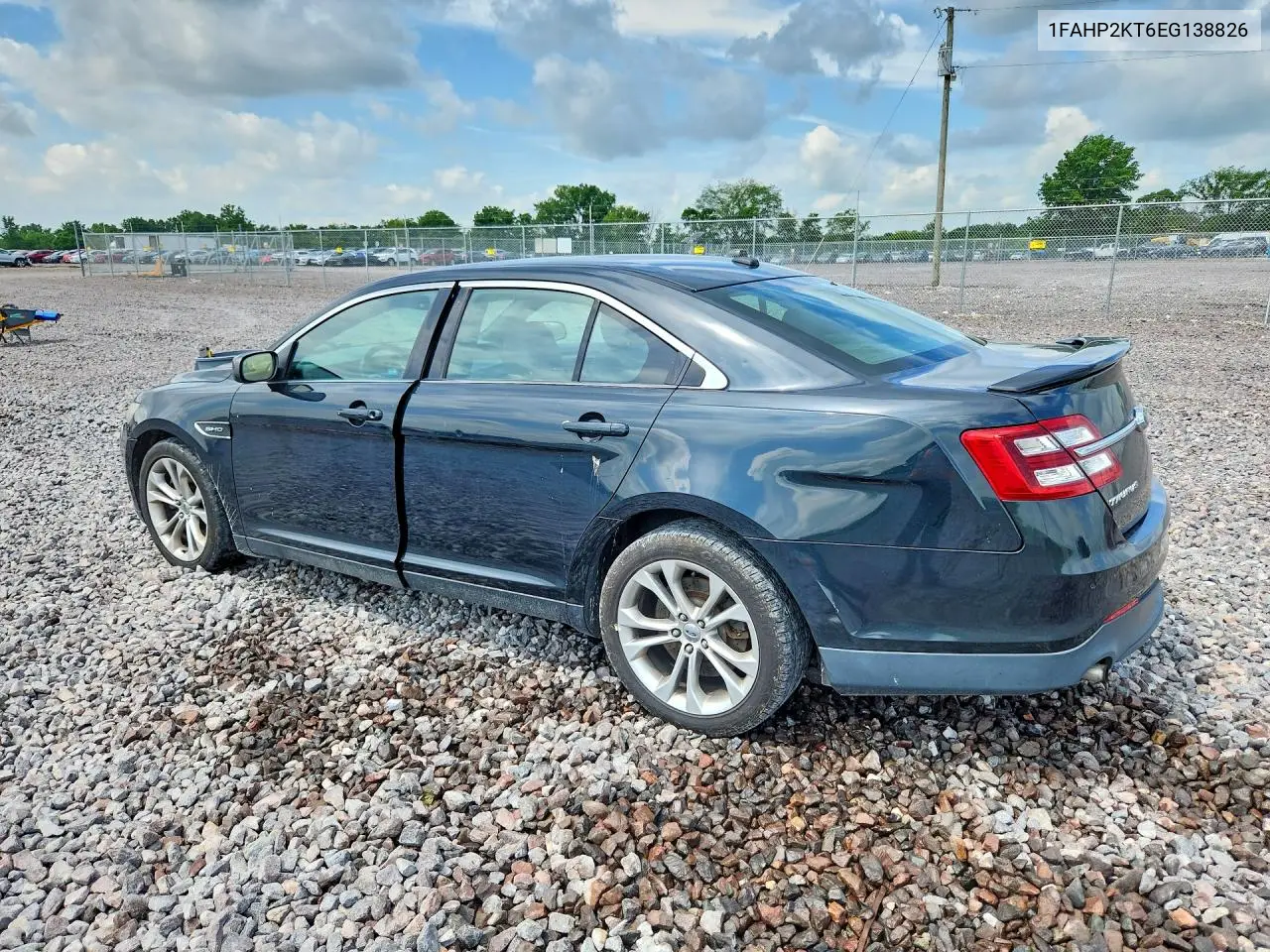2014 Ford Taurus Sho VIN: 1FAHP2KT6EG138826 Lot: 57519016