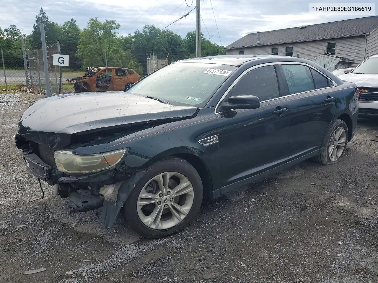 2014 Ford Taurus Sel VIN: 1FAHP2E80EG186619 Lot: 57573486