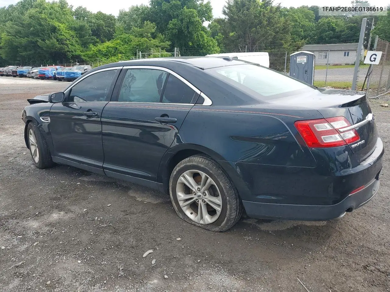 2014 Ford Taurus Sel VIN: 1FAHP2E80EG186619 Lot: 57573486