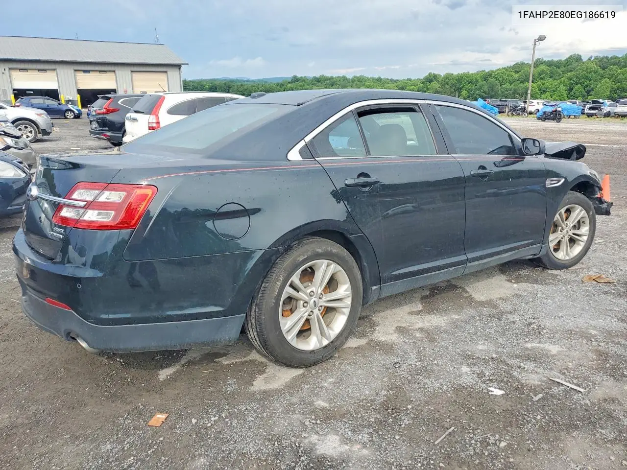 2014 Ford Taurus Sel VIN: 1FAHP2E80EG186619 Lot: 57573486