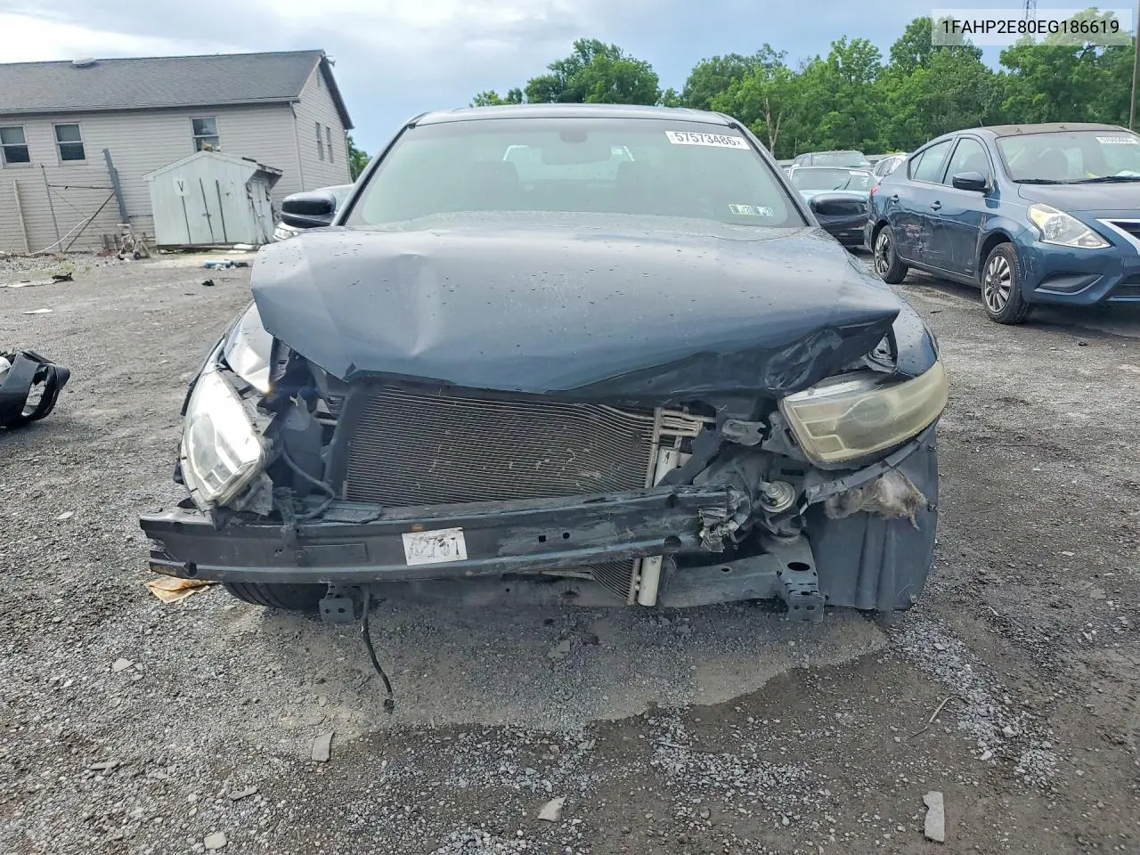 2014 Ford Taurus Sel VIN: 1FAHP2E80EG186619 Lot: 57573486