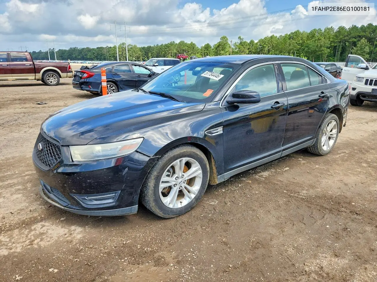2014 Ford Taurus Sel VIN: 1FAHP2E86EG100181 Lot: 57784446