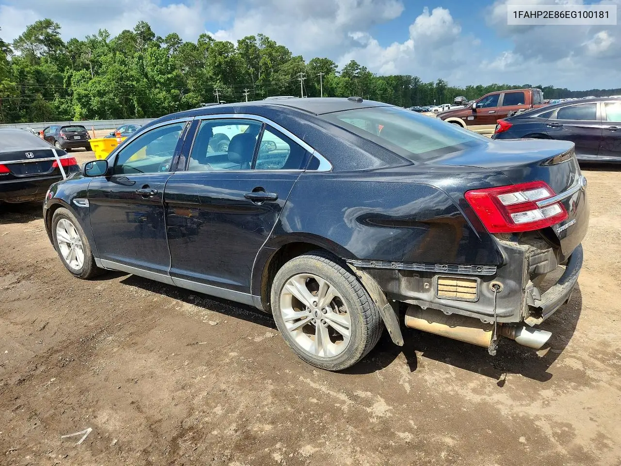 2014 Ford Taurus Sel VIN: 1FAHP2E86EG100181 Lot: 57784446