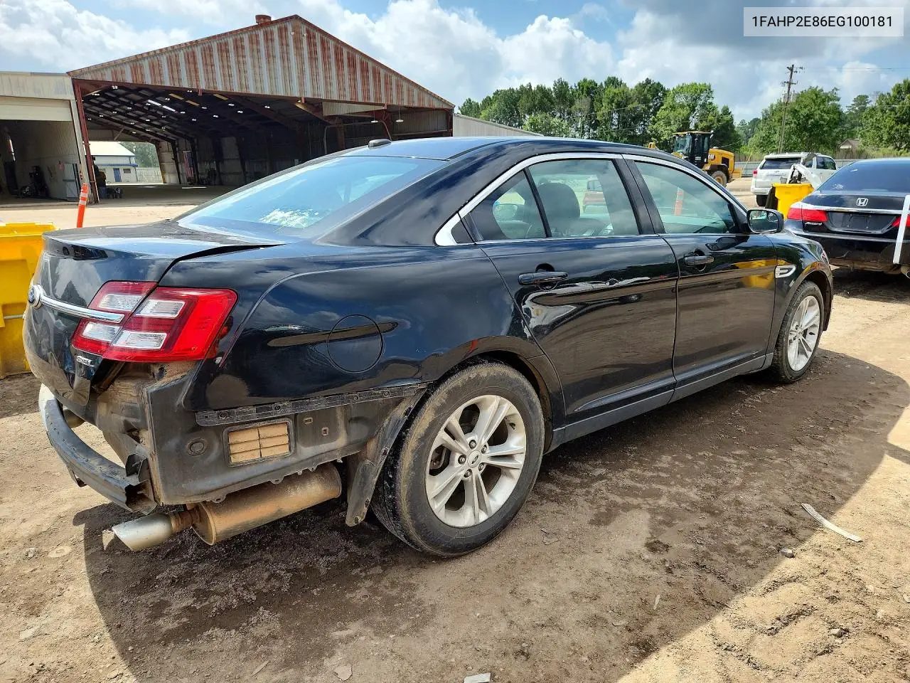 2014 Ford Taurus Sel VIN: 1FAHP2E86EG100181 Lot: 57784446