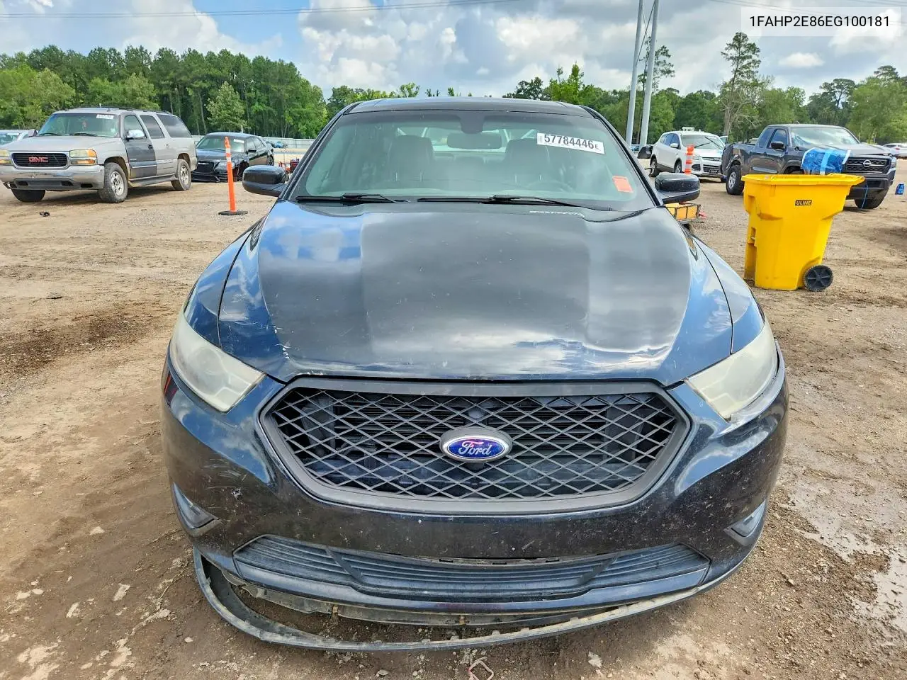2014 Ford Taurus Sel VIN: 1FAHP2E86EG100181 Lot: 57784446