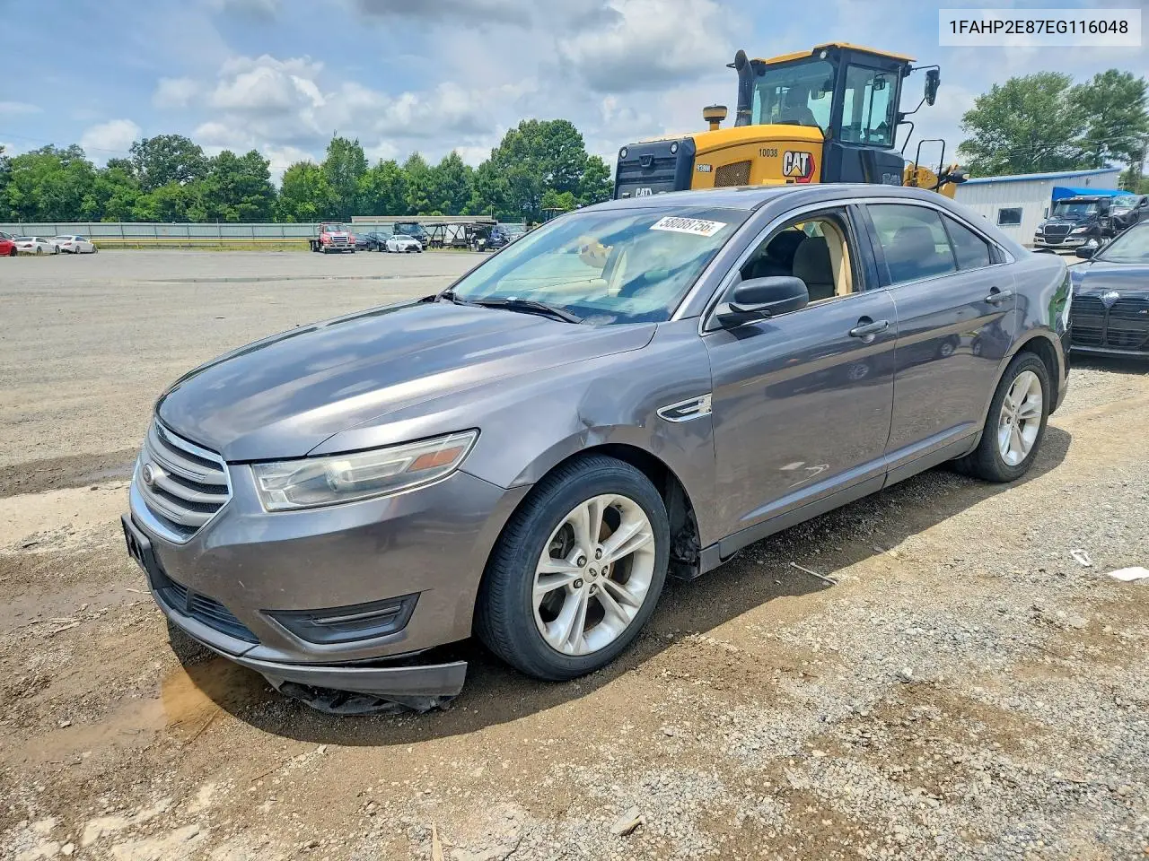 2014 Ford Taurus Sel VIN: 1FAHP2E87EG116048 Lot: 58088756
