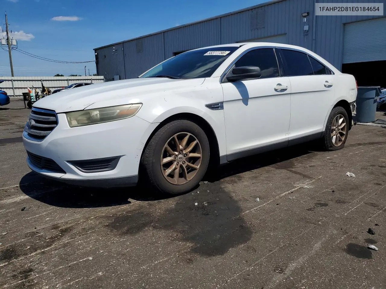 2014 Ford Taurus Se VIN: 1FAHP2D81EG184654 Lot: 58377756