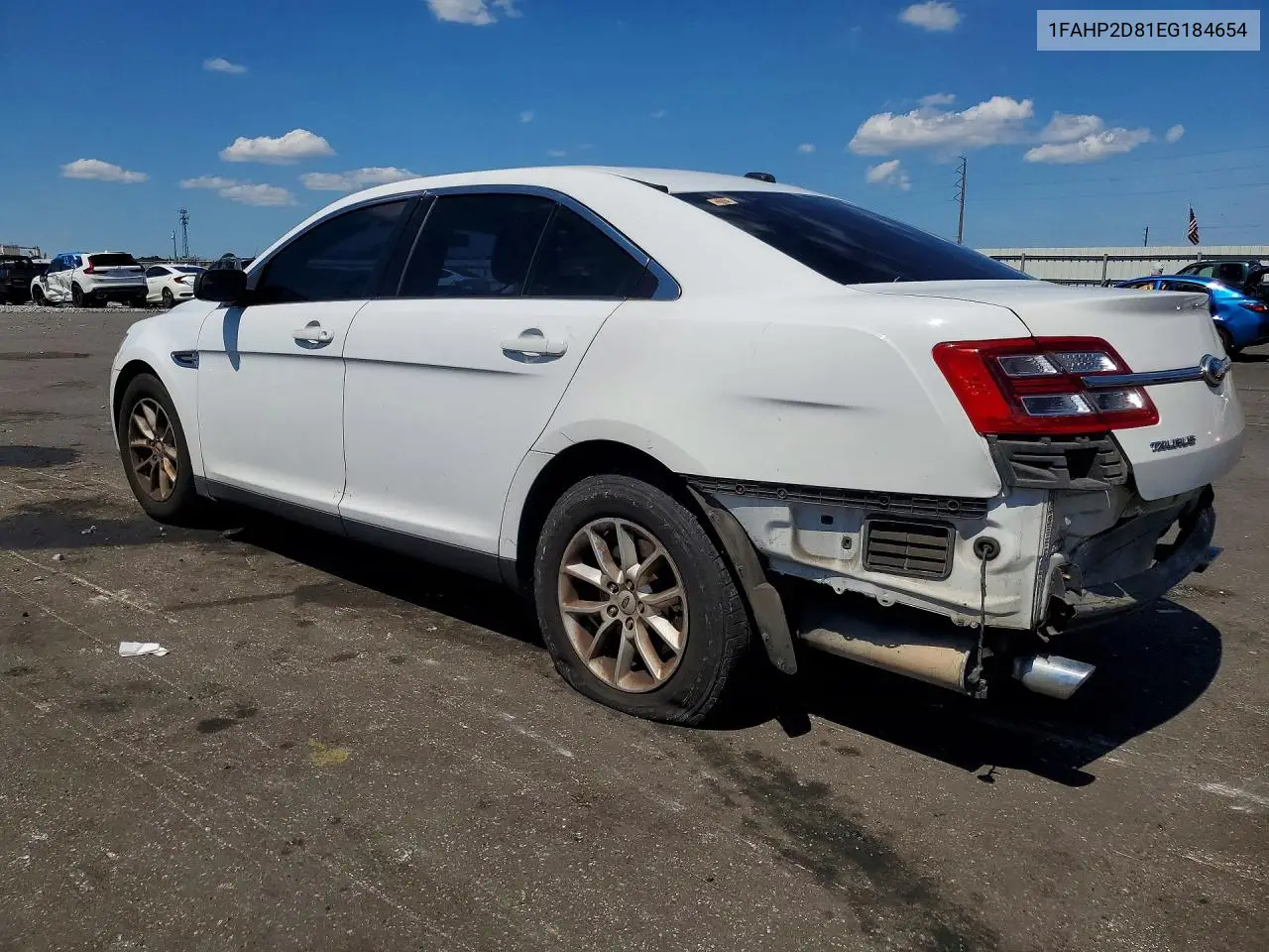 2014 Ford Taurus Se VIN: 1FAHP2D81EG184654 Lot: 58377756
