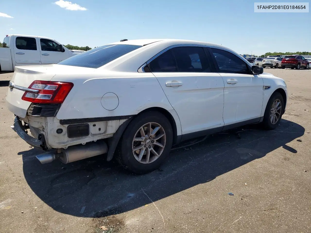 2014 Ford Taurus Se VIN: 1FAHP2D81EG184654 Lot: 58377756