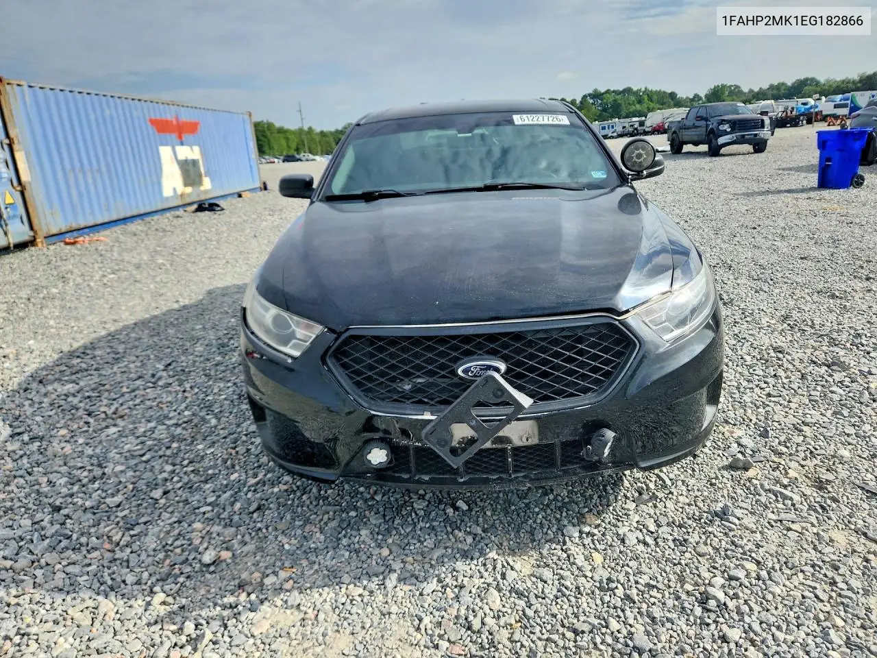 2014 Ford Taurus Police Interceptor VIN: 1FAHP2MK1EG182866 Lot: 61227726