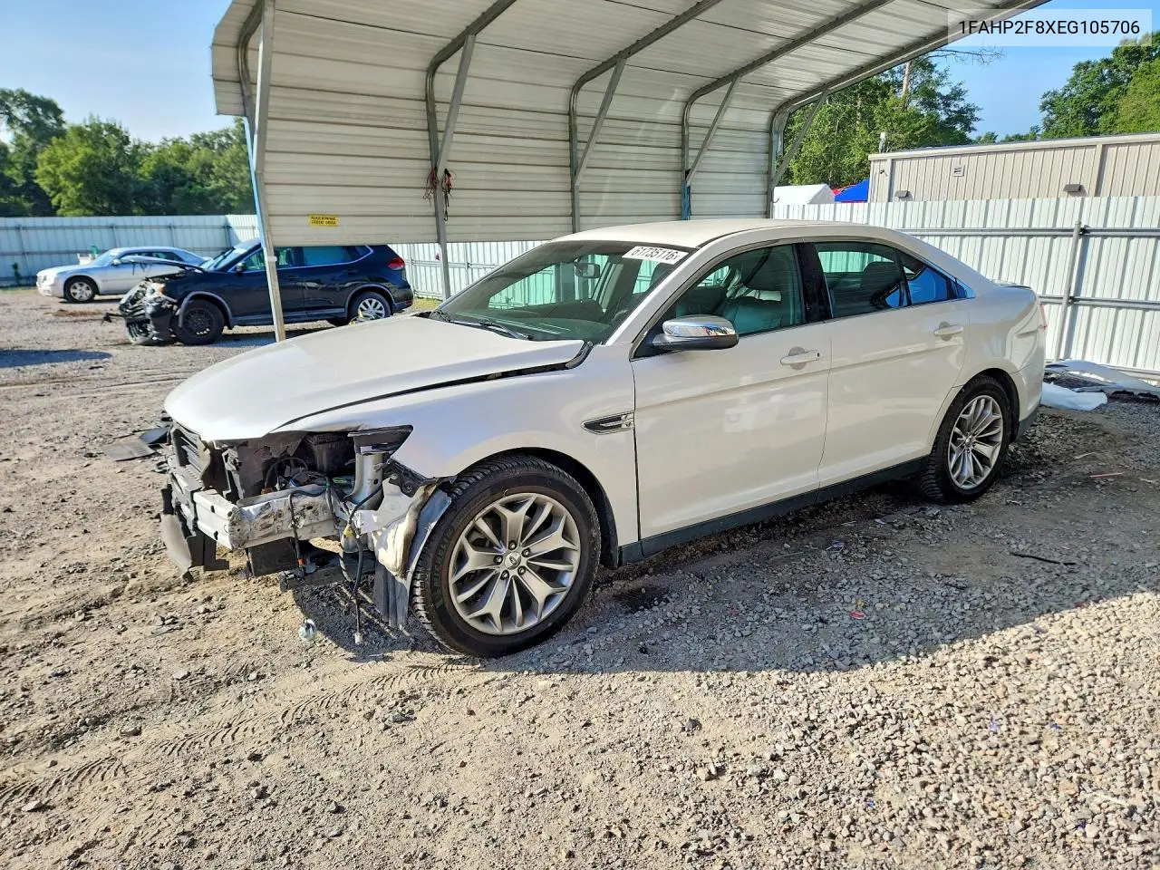 2014 Ford Taurus Limited VIN: 1FAHP2F8XEG105706 Lot: 61735116