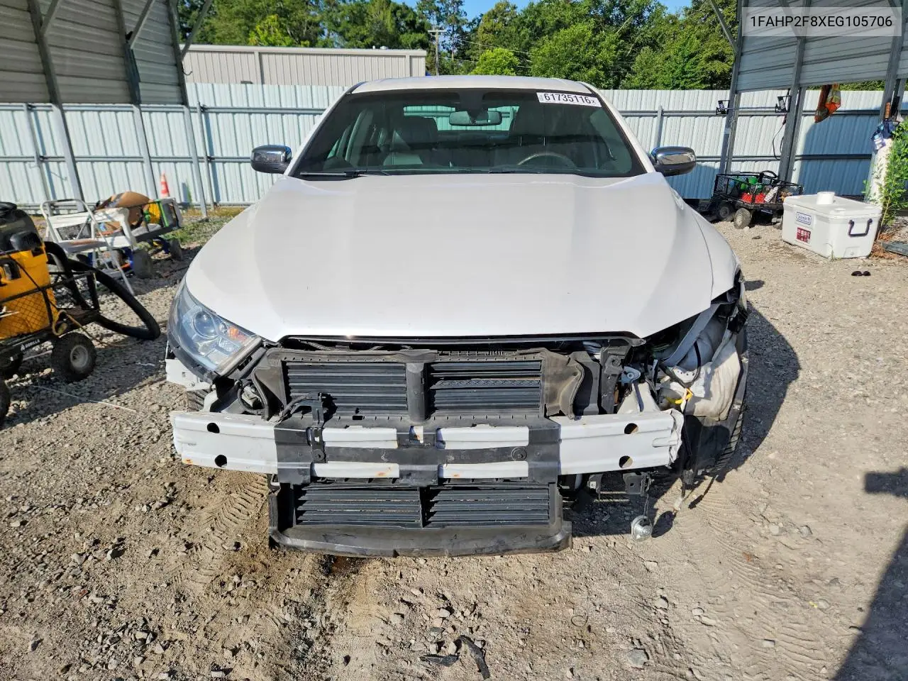 2014 Ford Taurus Limited VIN: 1FAHP2F8XEG105706 Lot: 61735116