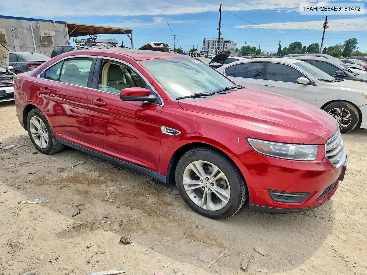 2014 Ford Taurus Sel VIN: 1FAHP2E84EG181472 Lot: 61953606