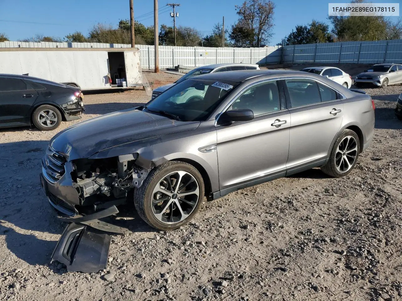 1FAHP2E89EG178115 2014 Ford Taurus Sel