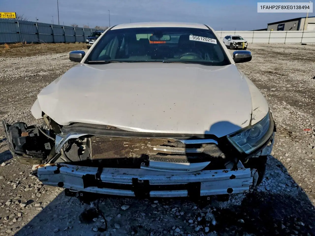 1FAHP2F8XEG138494 2014 Ford Taurus Limited