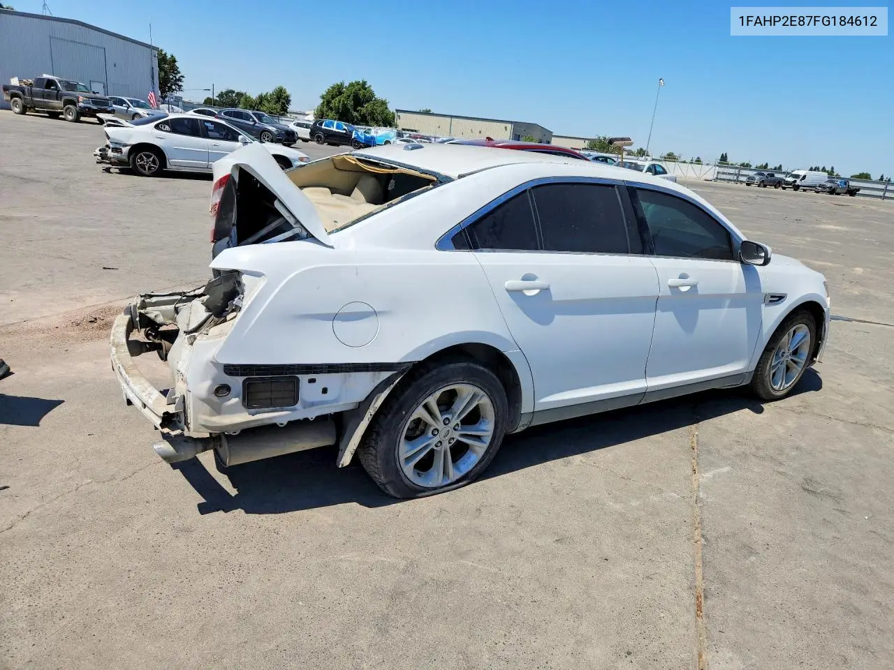 2015 Ford Taurus Sel VIN: 1FAHP2E87FG184612 Lot: 57087946