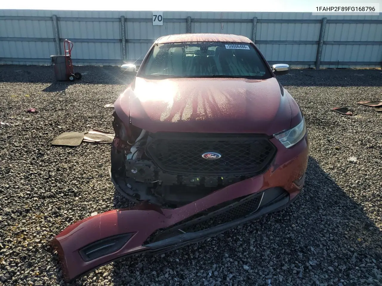 2015 Ford Taurus Limited VIN: 1FAHP2F89FG168796 Lot: 59006486