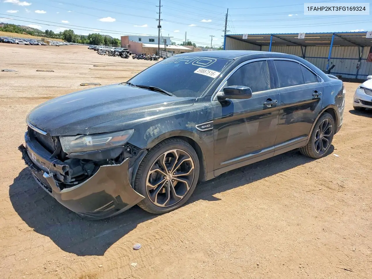2015 Ford Taurus Sho VIN: 1FAHP2KT3FG169324 Lot: 59887516