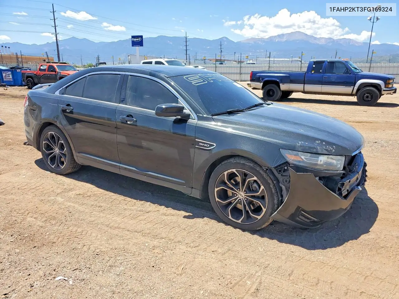 2015 Ford Taurus Sho VIN: 1FAHP2KT3FG169324 Lot: 59887516