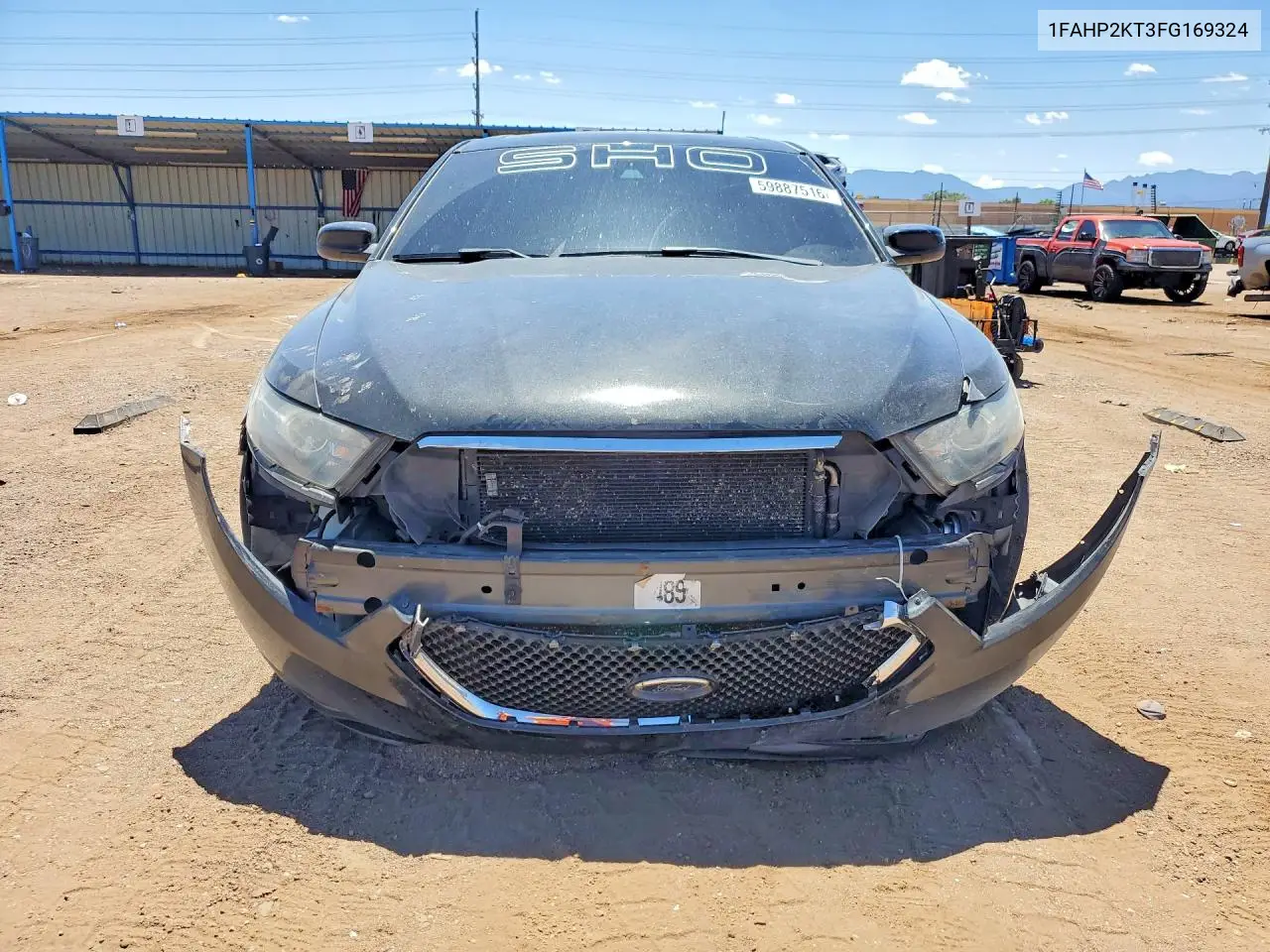 2015 Ford Taurus Sho VIN: 1FAHP2KT3FG169324 Lot: 59887516
