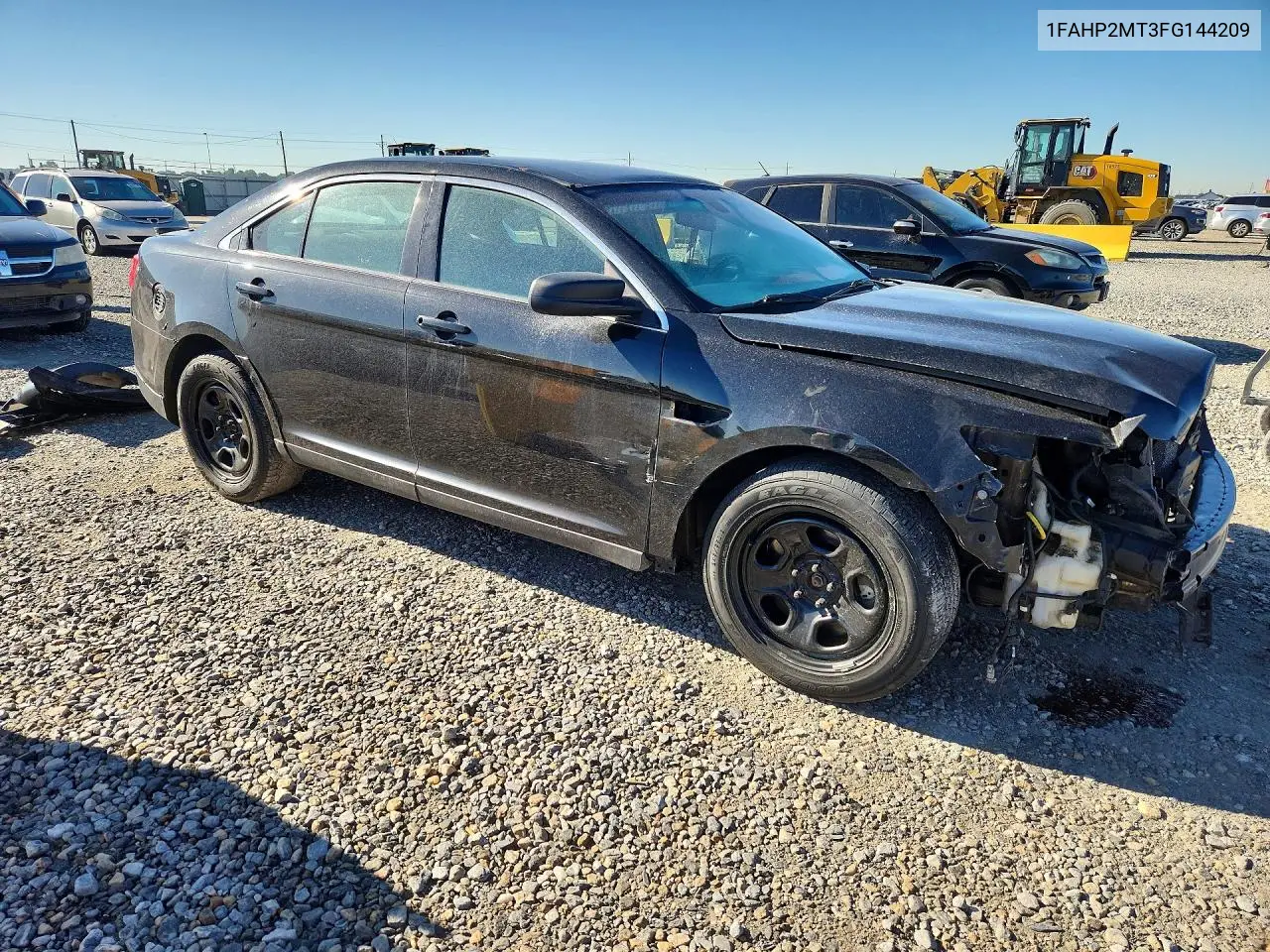 2015 Ford Taurus Police Interceptor VIN: 1FAHP2MT3FG144209 Lot: 60557916