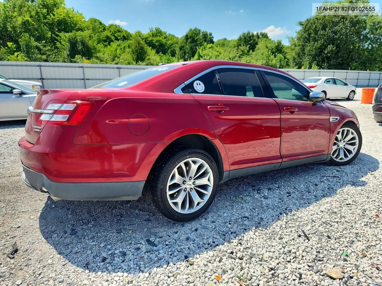 2015 Ford Taurus Limited VIN: 1FAHP2F82FG102655 Lot: 60615136