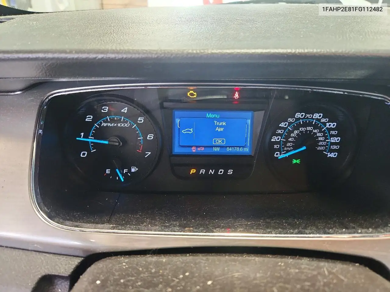 2015 Ford Taurus Sel VIN: 1FAHP2E81FG112482 Lot: 60719426