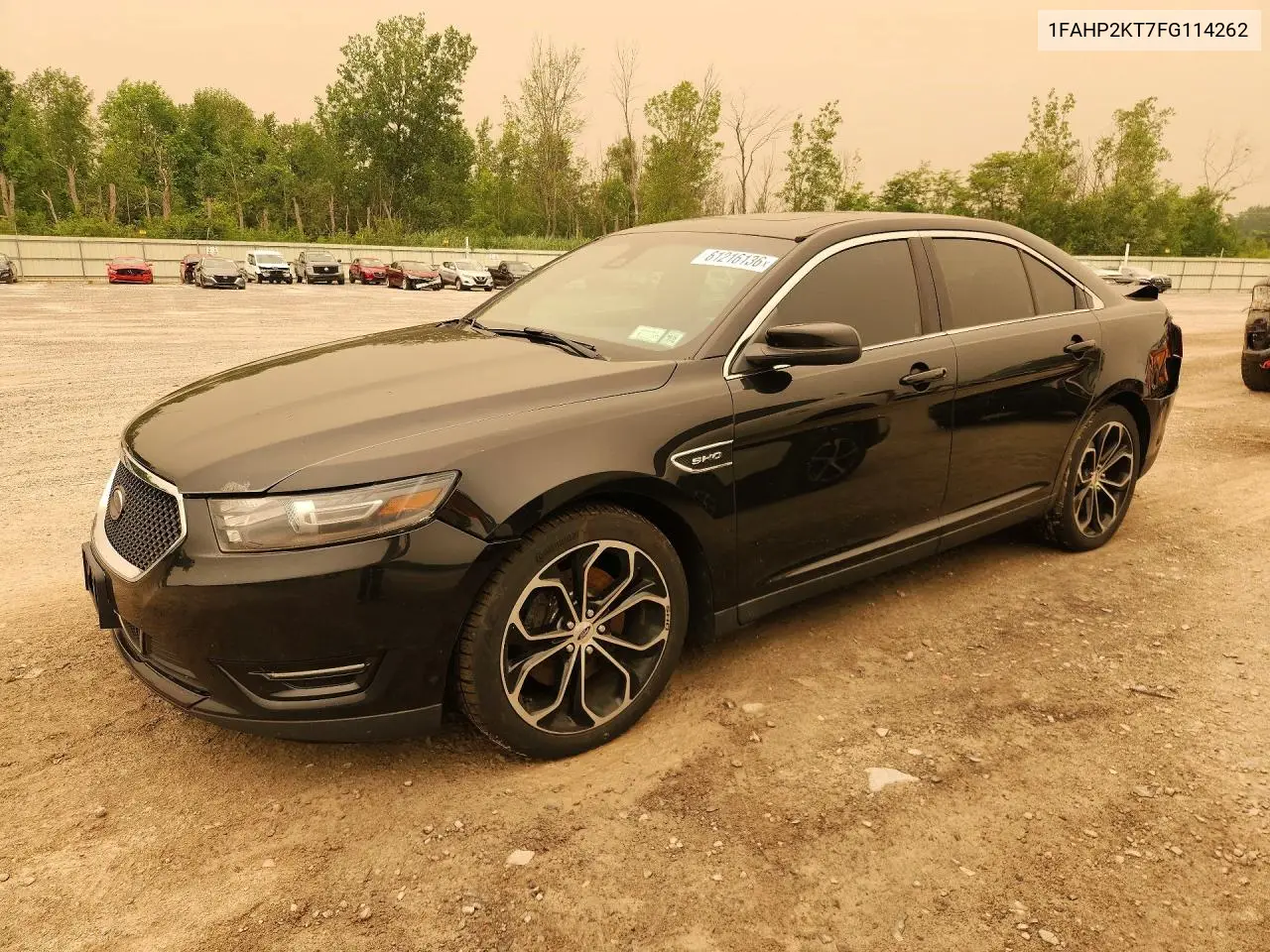 2015 Ford Taurus Sho VIN: 1FAHP2KT7FG114262 Lot: 61216136