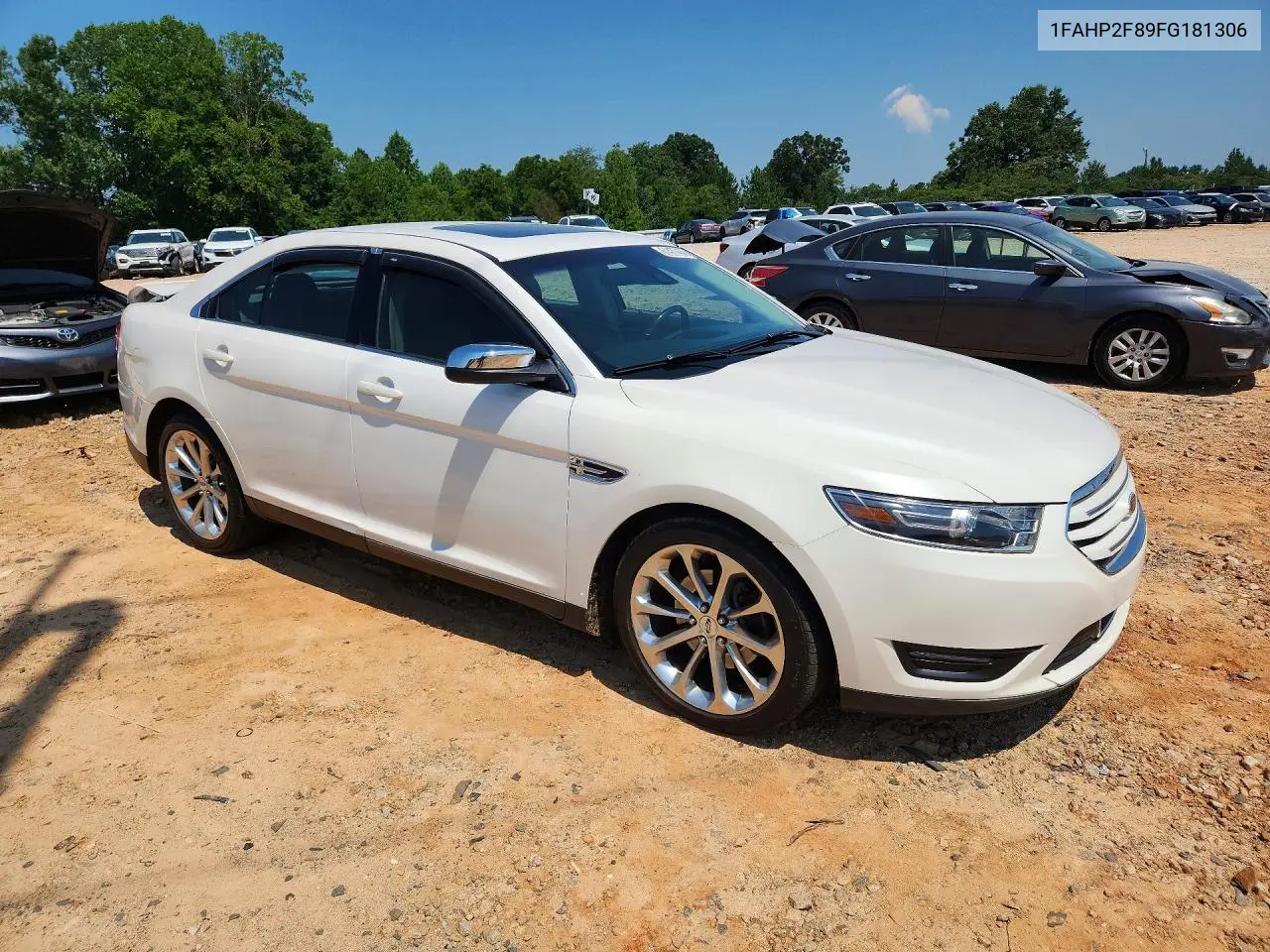 2015 Ford Taurus Limited Fwd VIN: 1FAHP2F89FG181306 Lot: 61477436