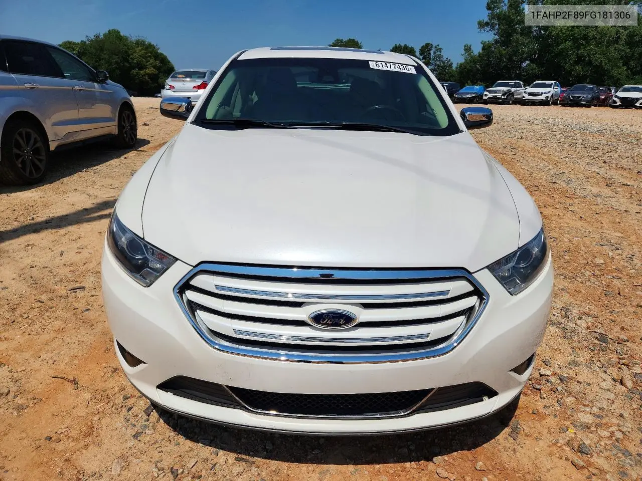 2015 Ford Taurus Limited Fwd VIN: 1FAHP2F89FG181306 Lot: 61477436