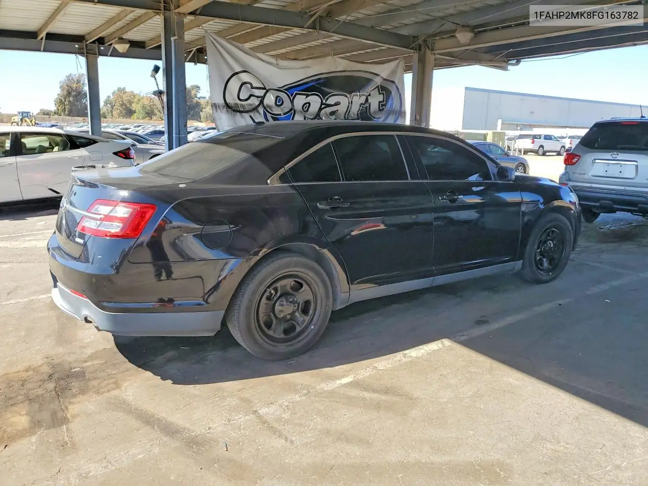 2015 Ford Taurus Police Interceptor VIN: 1FAHP2MK8FG163782 Lot: 61926936
