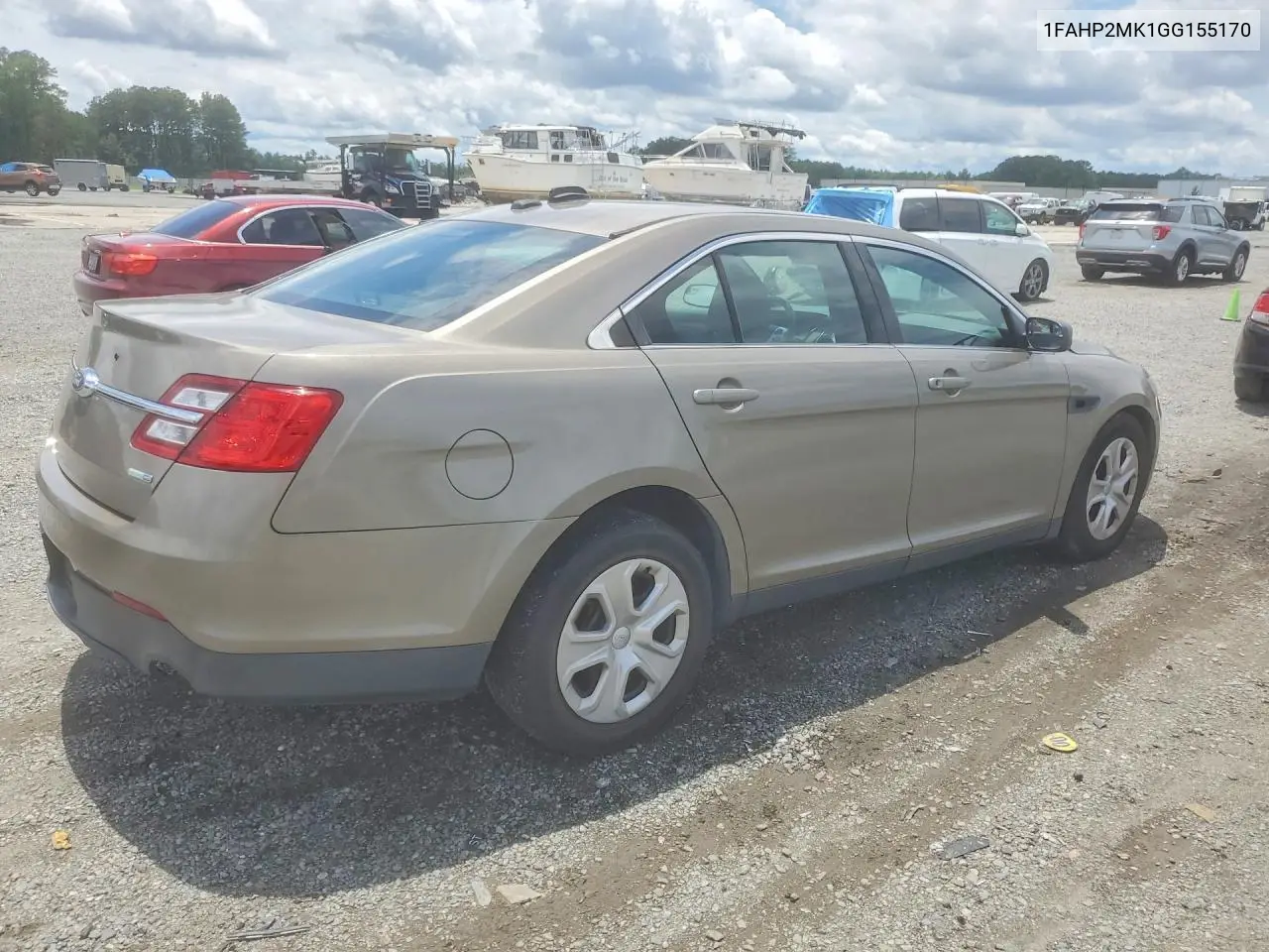 2016 Ford Taurus Police Interceptor VIN: 1FAHP2MK1GG155170 Lot: 57708706