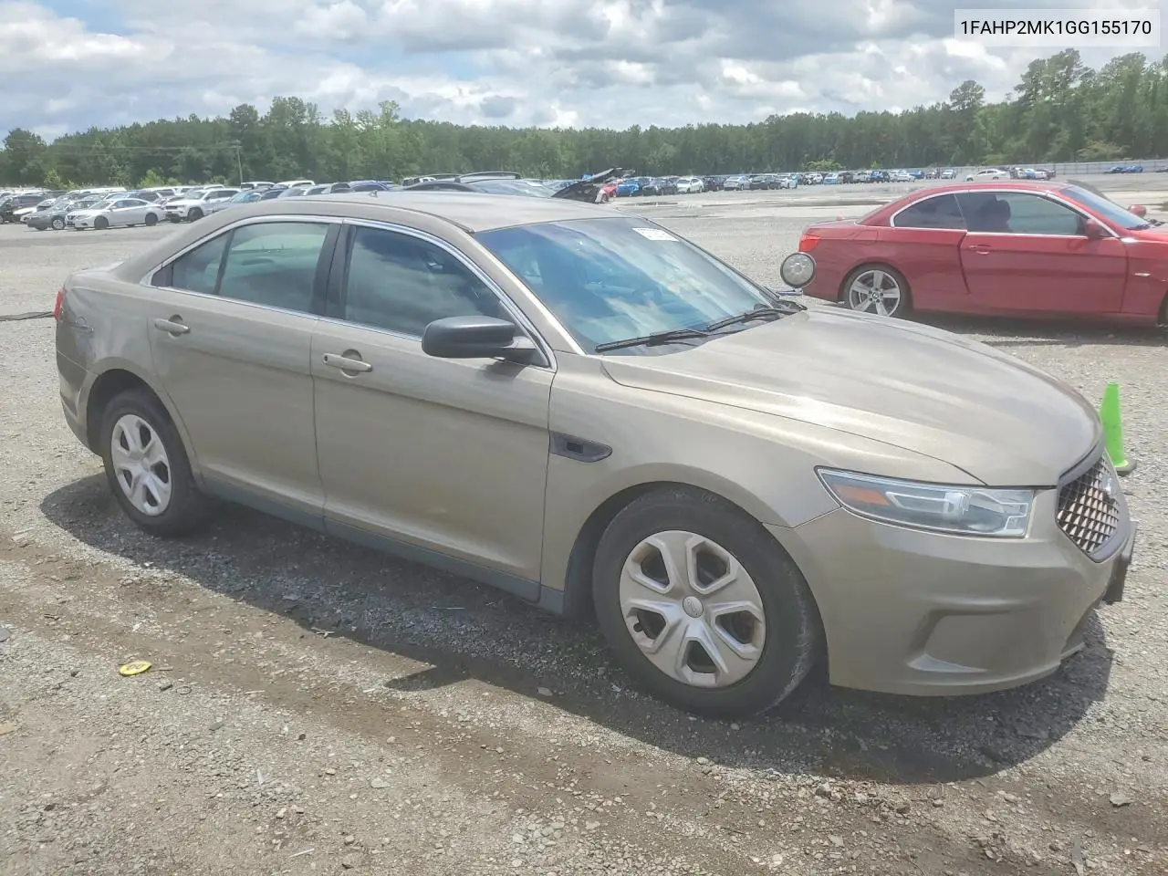 2016 Ford Taurus Police Interceptor VIN: 1FAHP2MK1GG155170 Lot: 57708706
