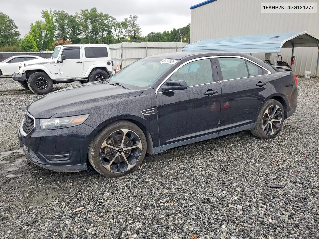 2016 Ford Taurus Sho VIN: 1FAHP2KT4GG131277 Lot: 60797886