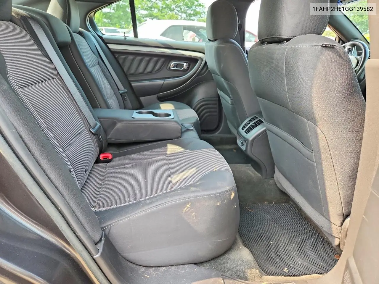 2016 Ford Taurus Sel VIN: 1FAHP2H81GG139582 Lot: 61279826