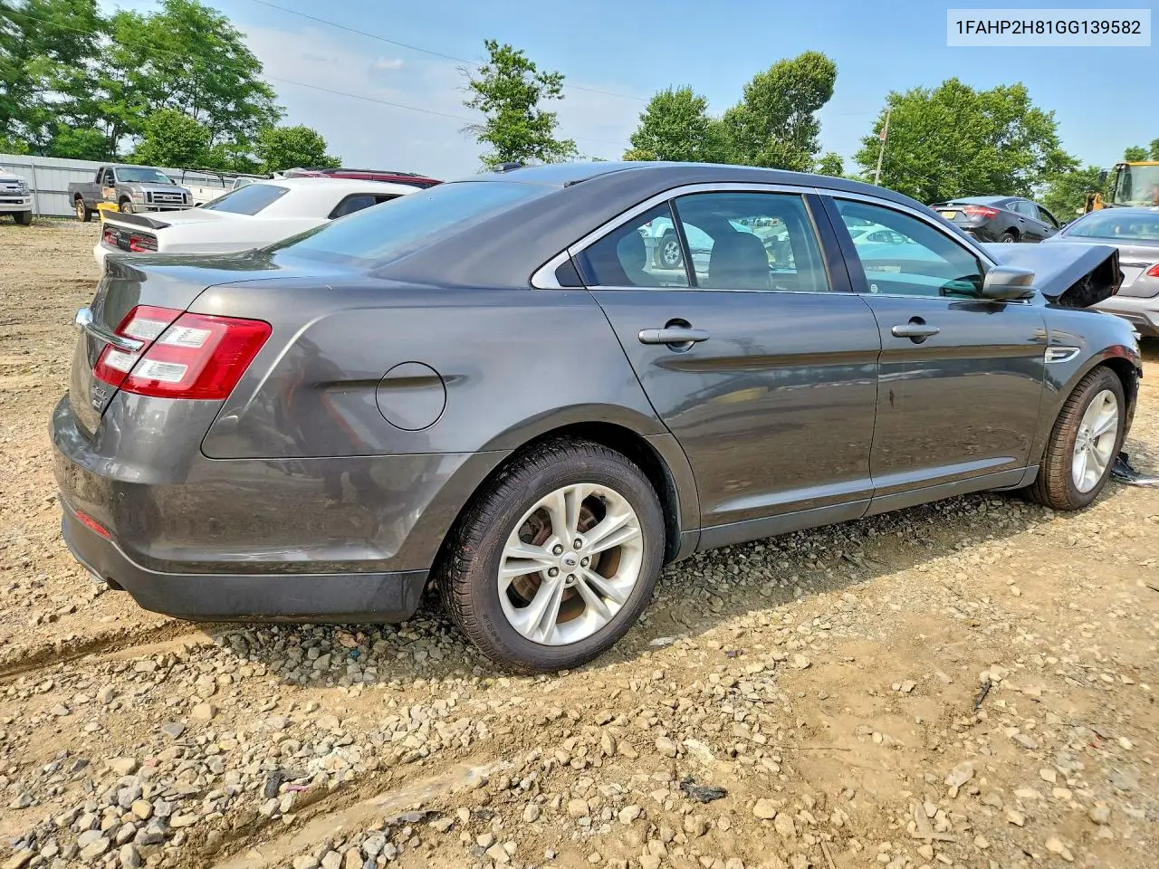 2016 Ford Taurus Sel VIN: 1FAHP2H81GG139582 Lot: 61279826