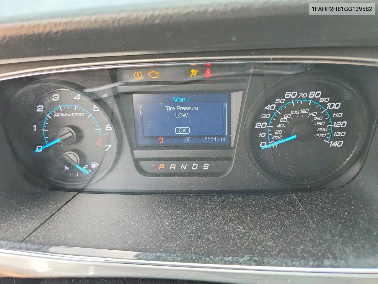 2016 Ford Taurus Sel VIN: 1FAHP2H81GG139582 Lot: 61279826