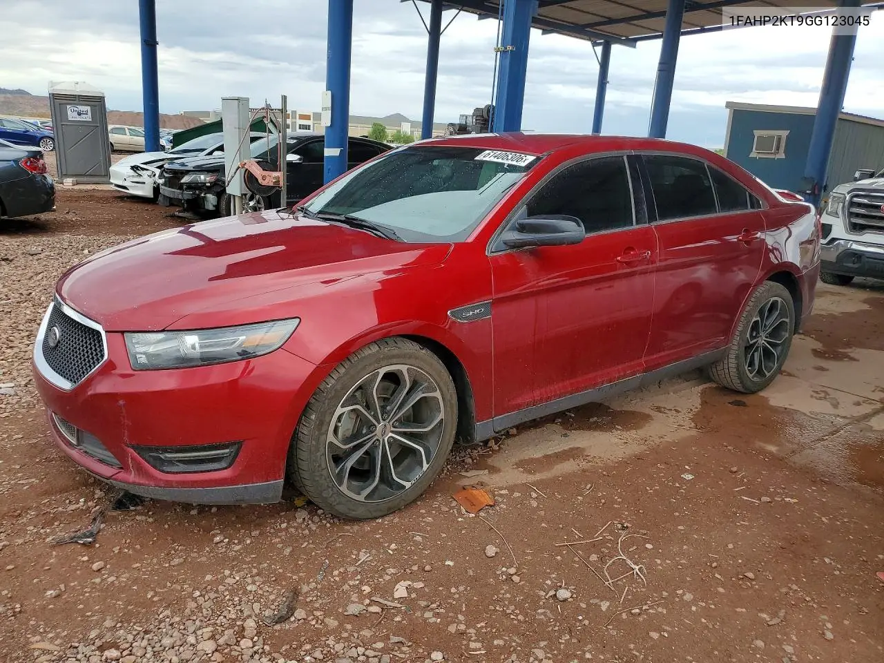 2016 Ford Taurus Sho VIN: 1FAHP2KT9GG123045 Lot: 61406306