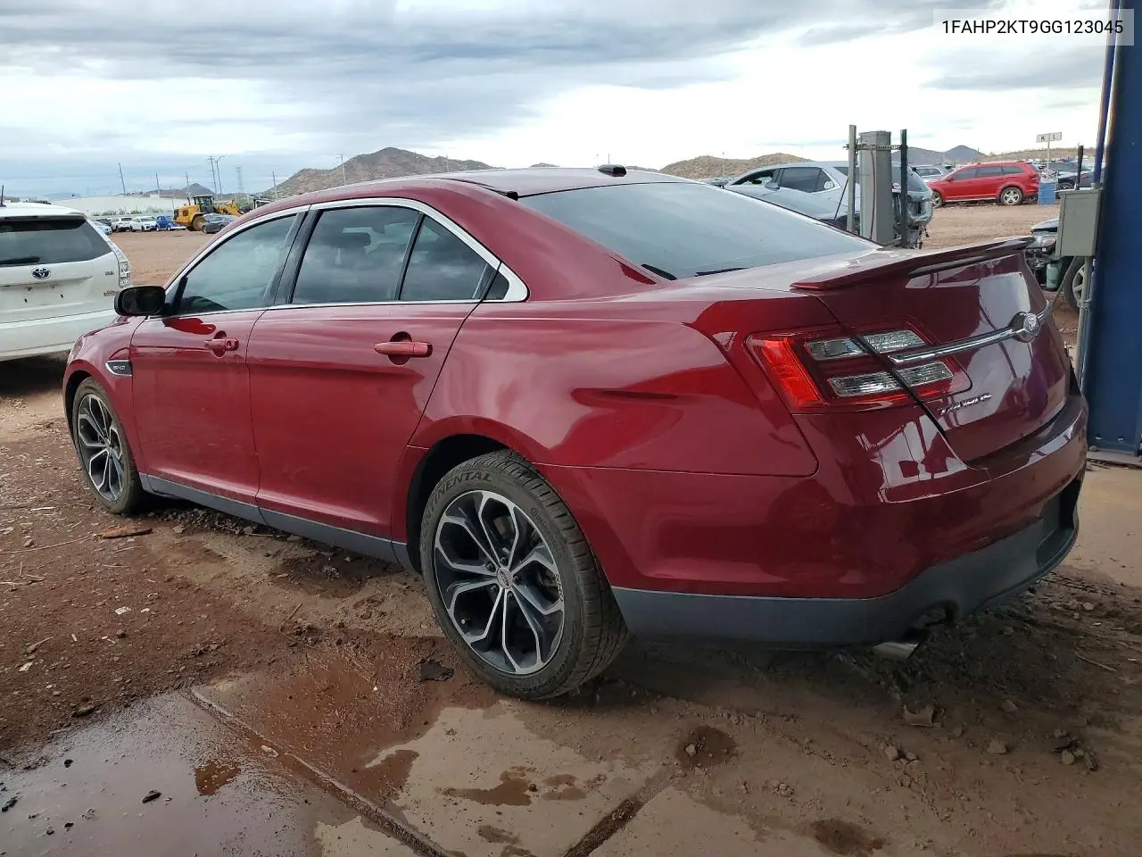 2016 Ford Taurus Sho VIN: 1FAHP2KT9GG123045 Lot: 61406306