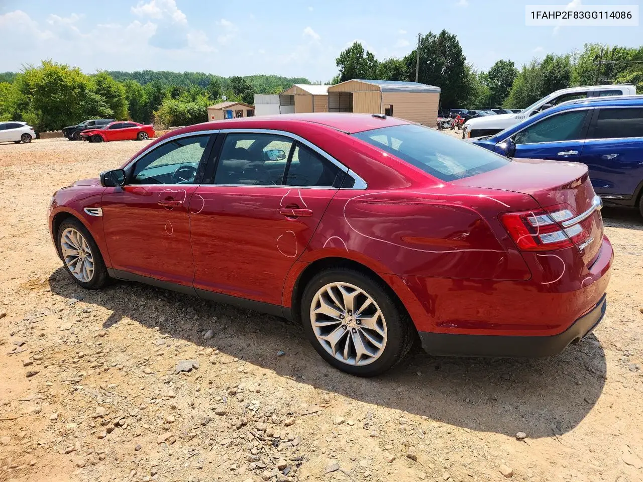 2016 Ford Taurus Limited VIN: 1FAHP2F83GG114086 Lot: 61599806
