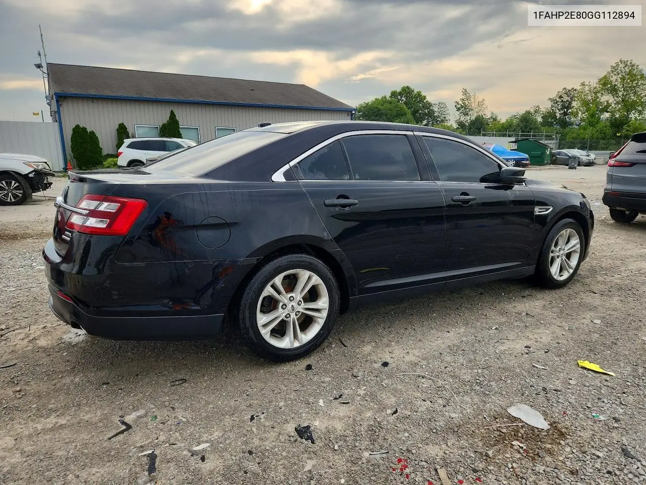 2016 Ford Taurus Sel VIN: 1FAHP2E80GG112894 Lot: 61890146