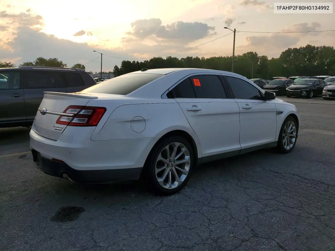 2017 Ford Taurus Limited VIN: 1FAHP2F80HG134992 Lot: 61600306