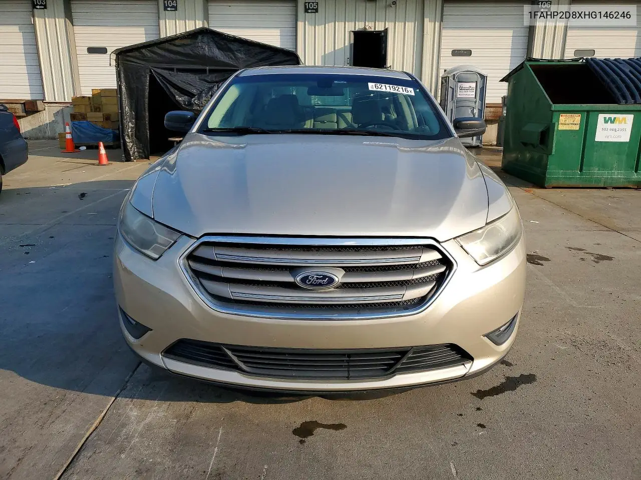 2017 Ford Taurus Se VIN: 1FAHP2D8XHG146246 Lot: 62119216