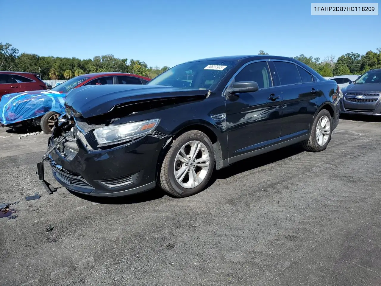 1FAHP2D87HG118209 2017 Ford Taurus Se