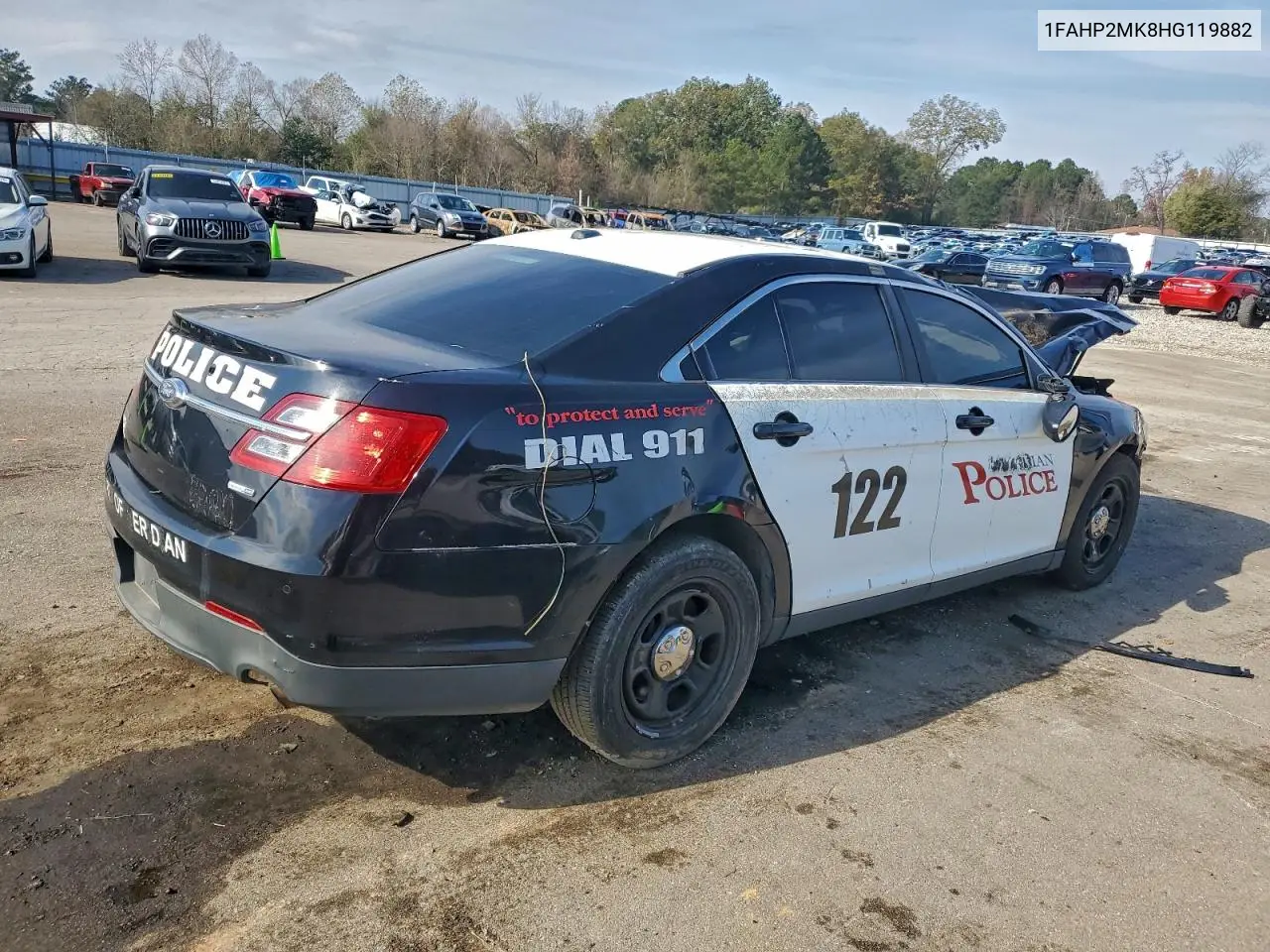 1FAHP2MK8HG119882 2017 Ford Taurus Police Interceptor