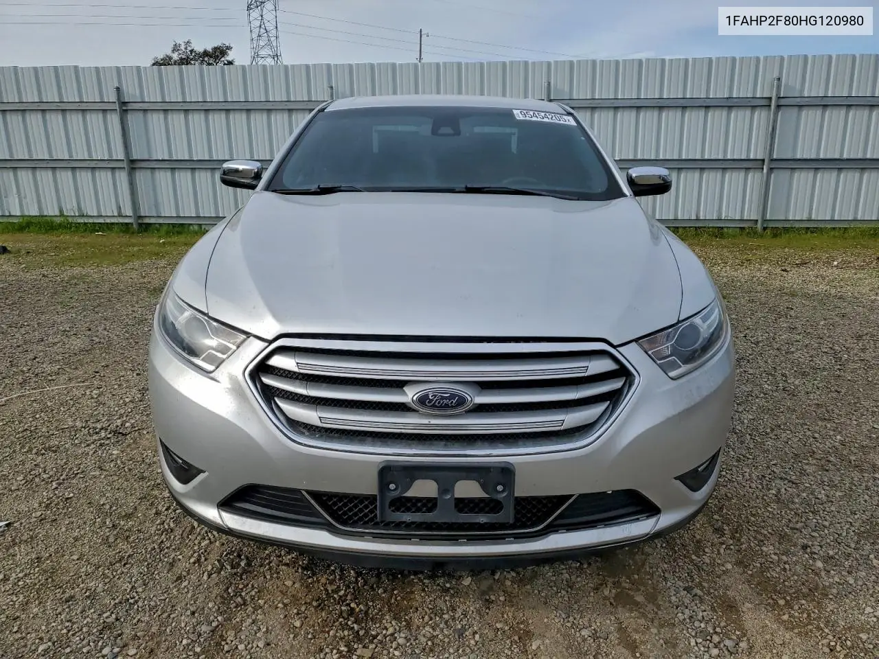 1FAHP2F80HG120980 2017 Ford Taurus Limited