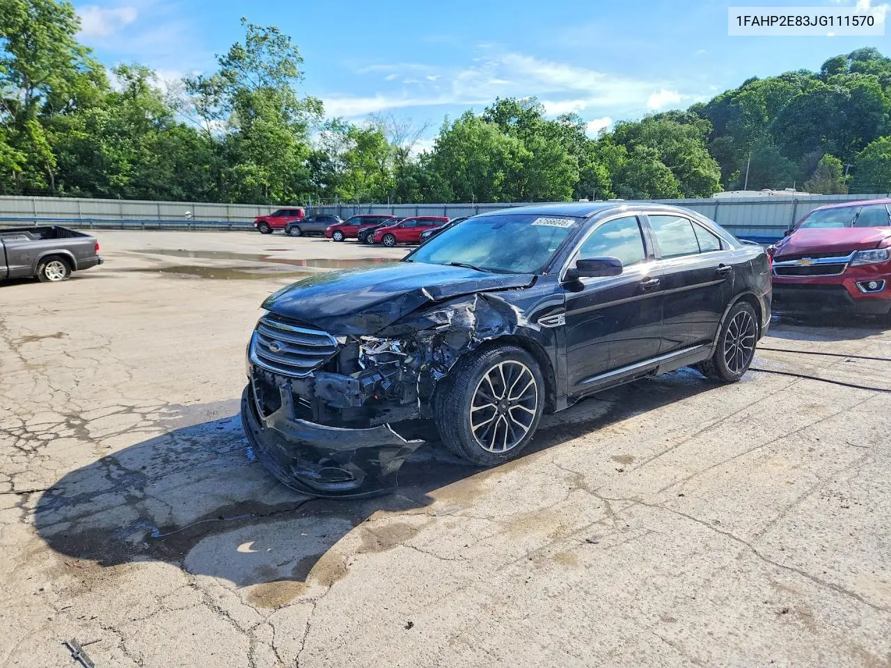 2018 Ford Taurus Sel VIN: 1FAHP2E83JG111570 Lot: 57566046