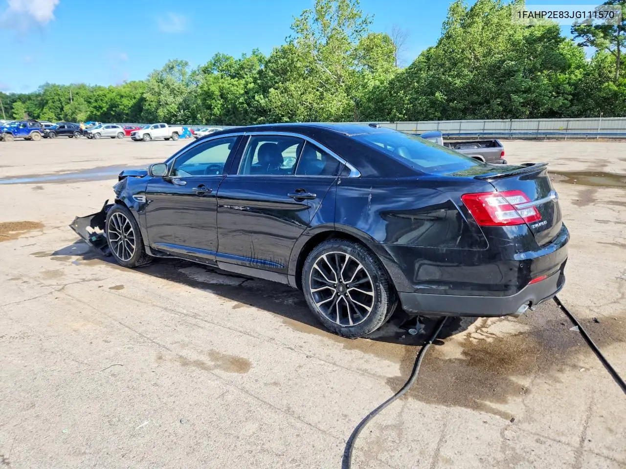 2018 Ford Taurus Sel VIN: 1FAHP2E83JG111570 Lot: 57566046