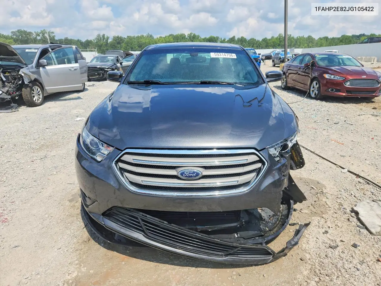 2018 Ford Taurus Sel VIN: 1FAHP2E82JG105422 Lot: 59314756