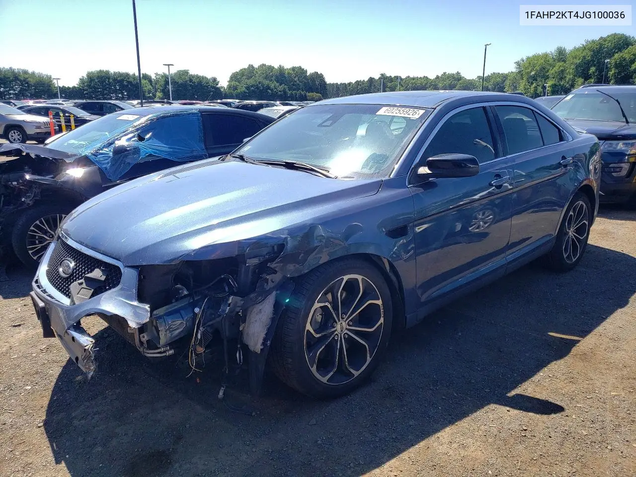 2018 Ford Taurus Sho VIN: 1FAHP2KT4JG100036 Lot: 60255926